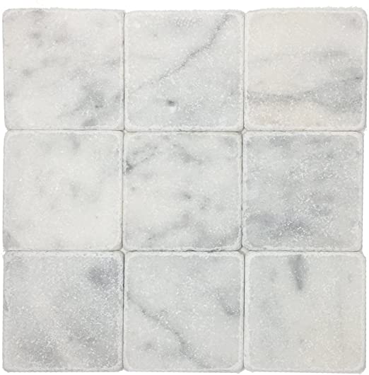 Carrara Marble Tile 4x4