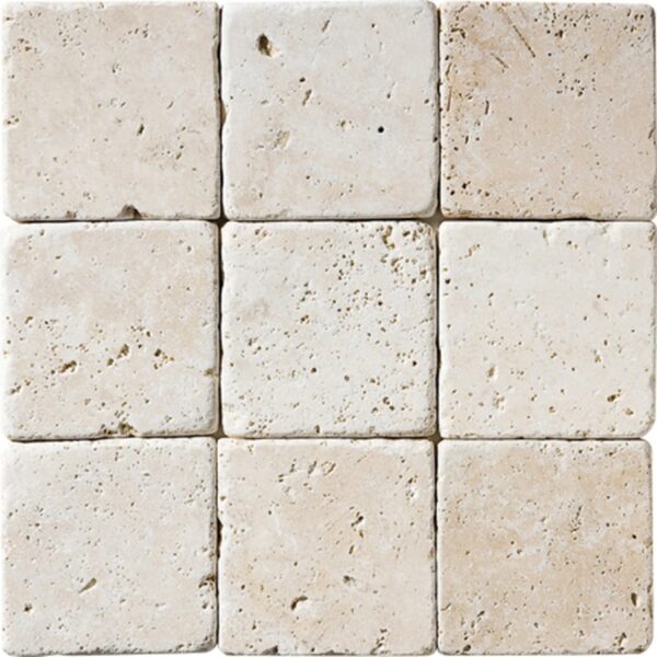 Ivory Travertine Tile 4x4